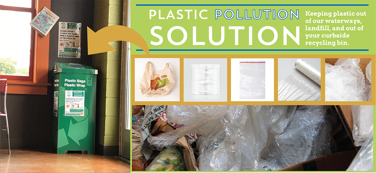 bagging recyclables