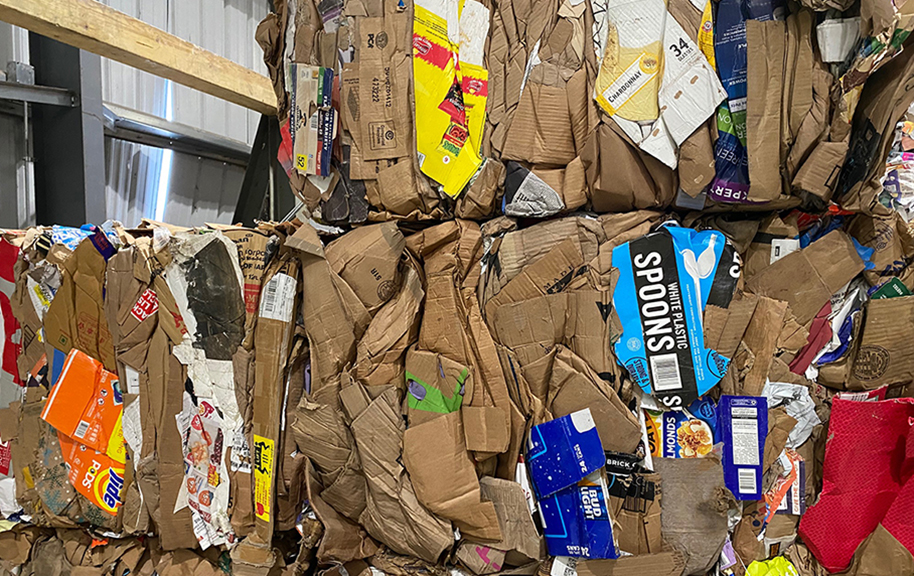 OCC Cardboard Bale