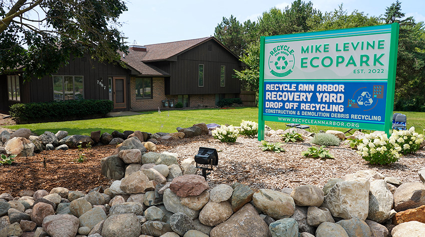 EcoPark campus sign