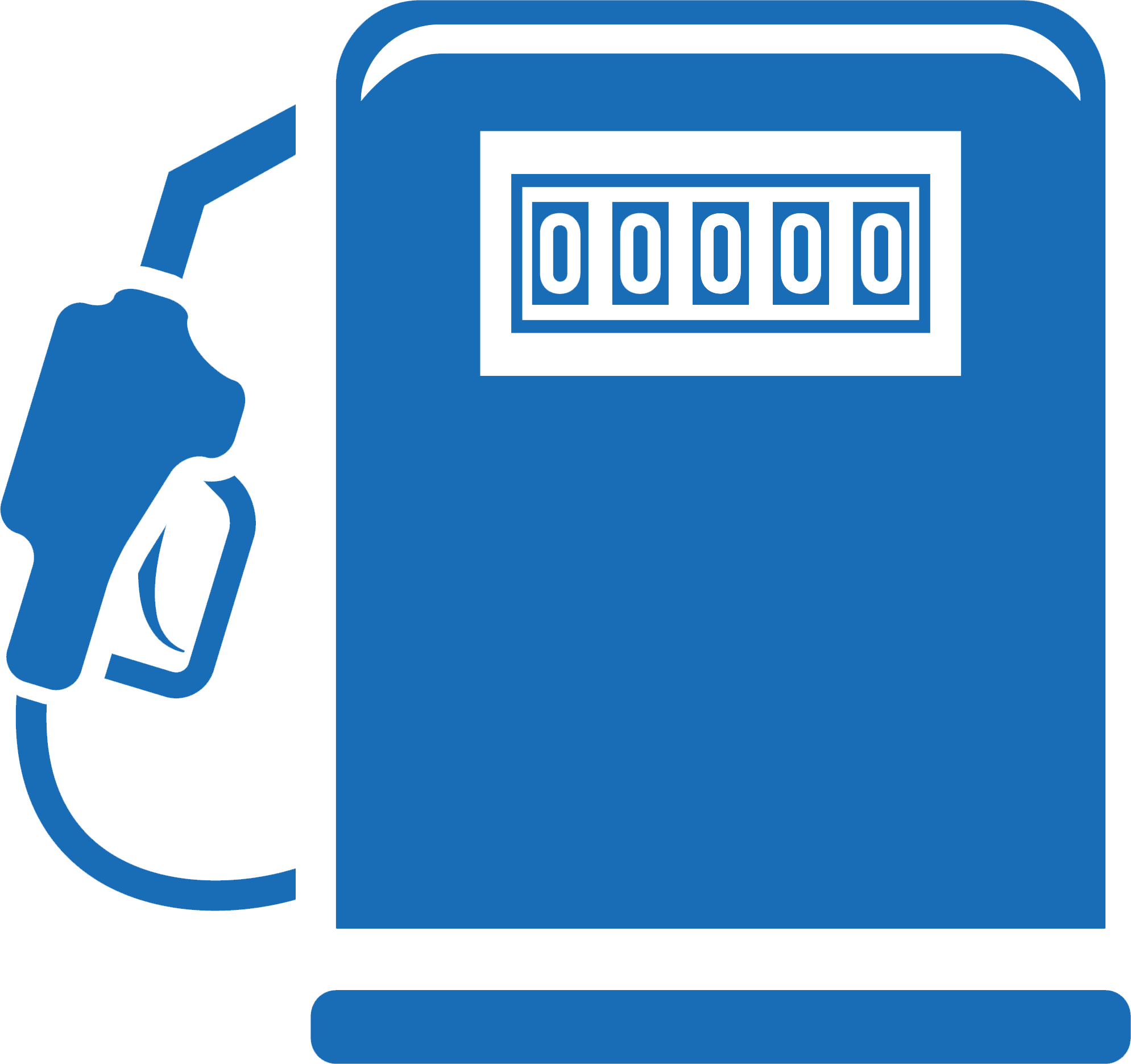 Blue gas pump